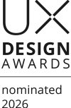 UX_Design_Awards_2026_Logo_RGB_Standard_Nominated